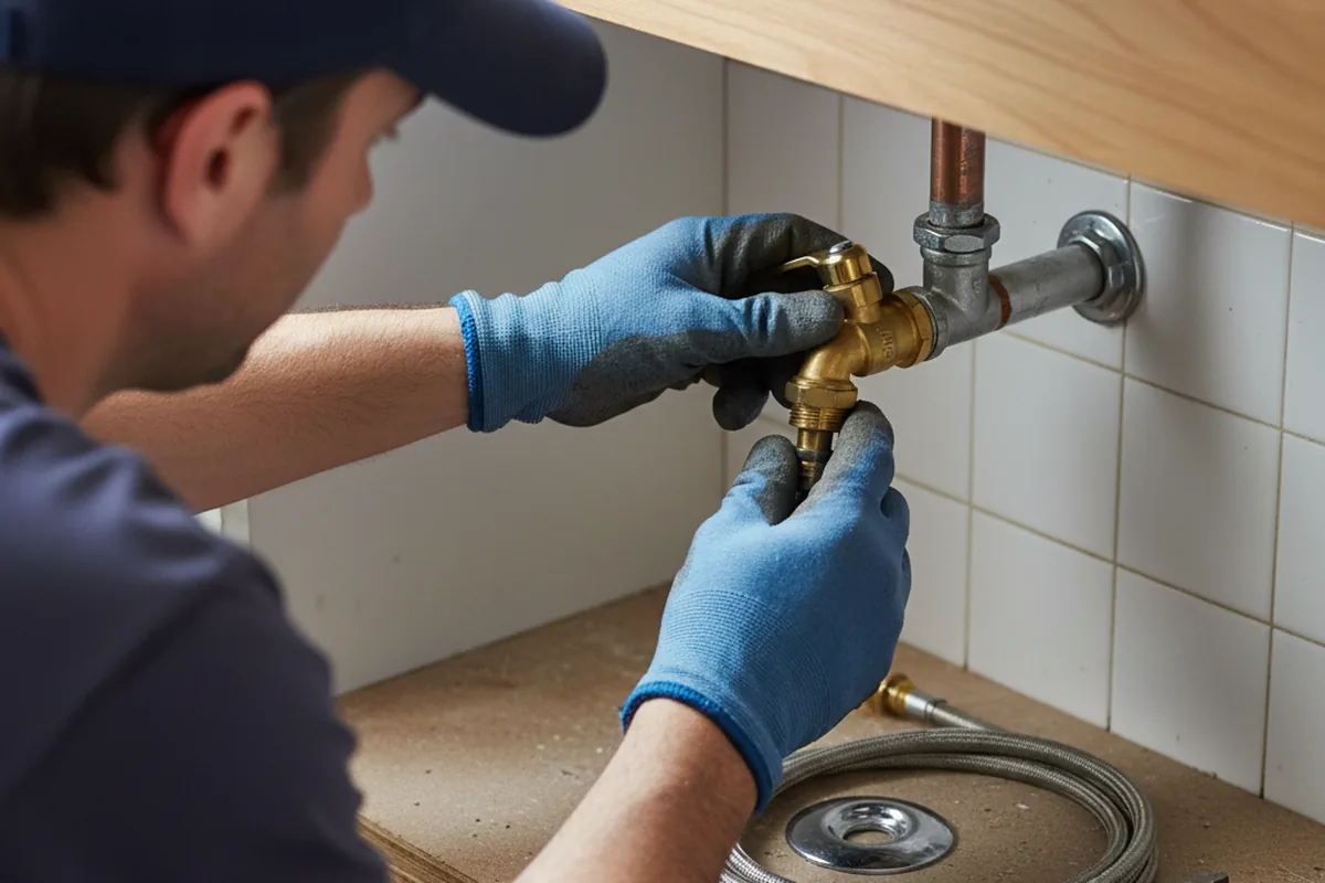 Shutoff valve and fitting work during Repiping in Schaumburg